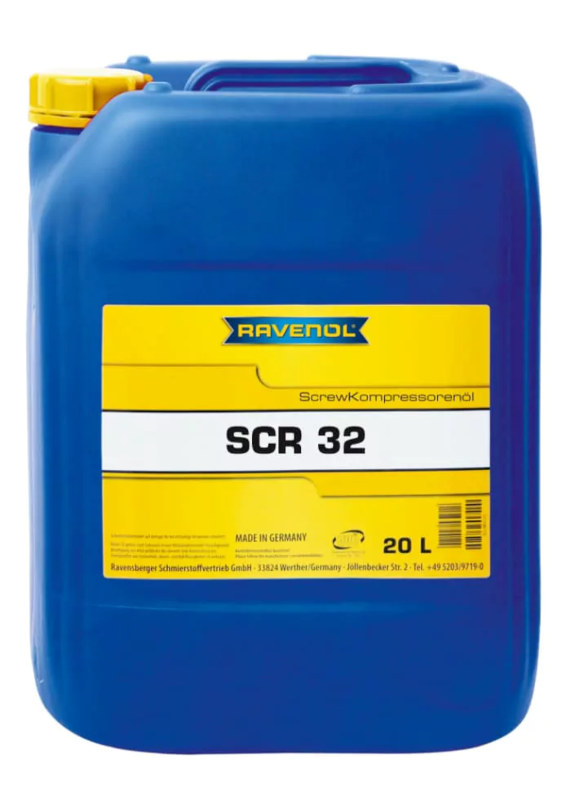 Винтово компресорно масло RAVENOL SCR 32 20л.