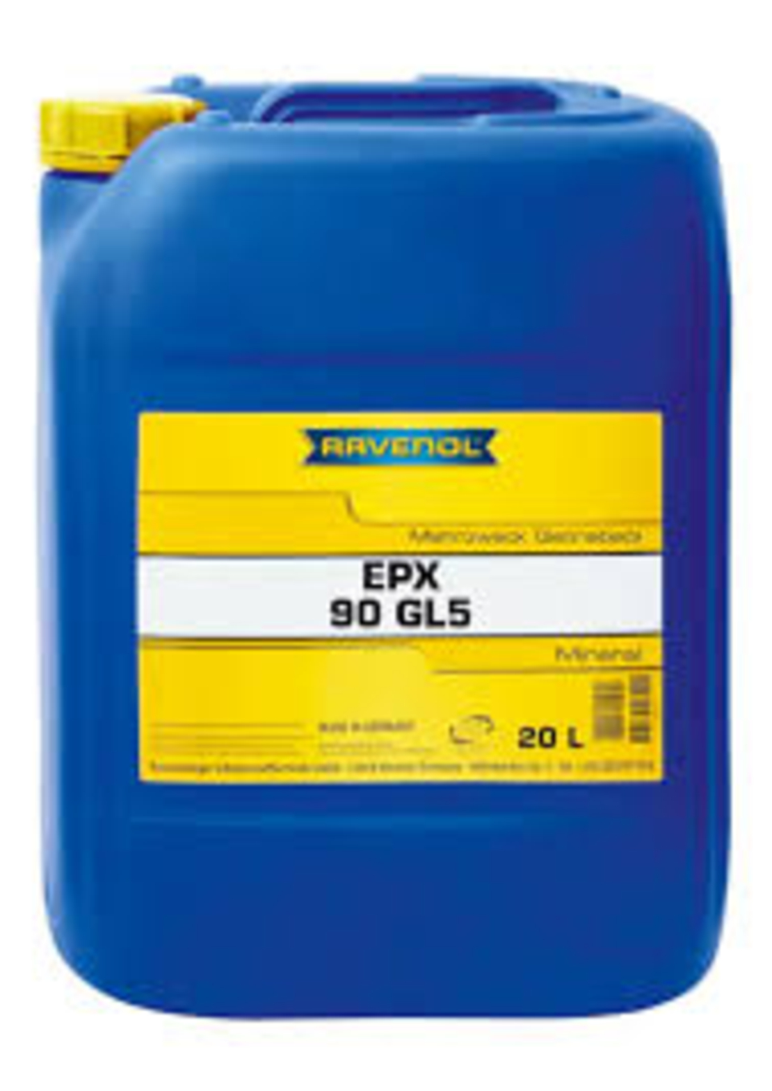 Трансмисионно масло RAVENOL Getriebeoel EPX SAE 90 GL 5 20л.