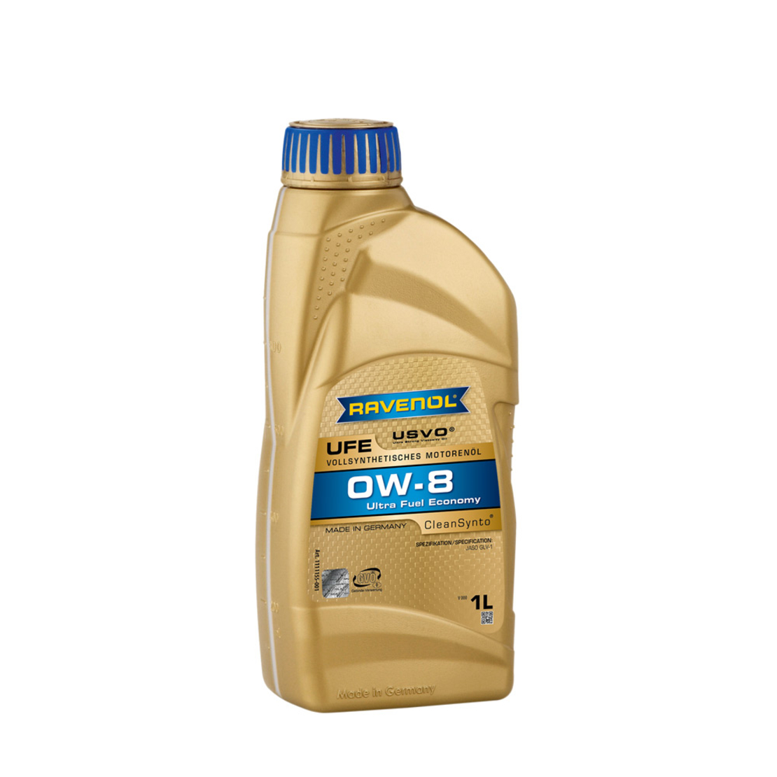 Моторно масло RAVENOL UFE Ultra Fuel Economy SAE 0W-8 1л.