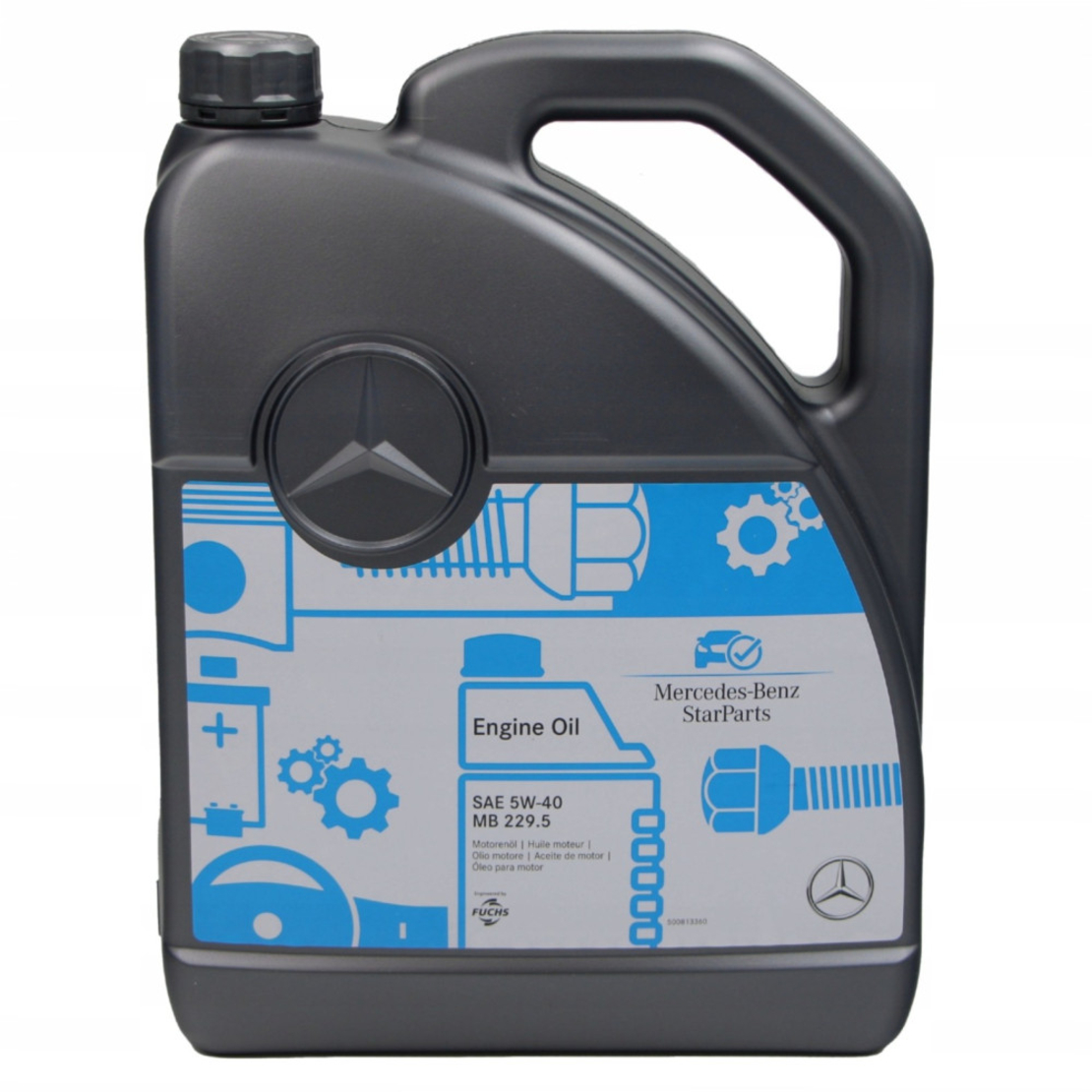 Масло Mercedes-Benz 5W-40 MB 229.5 - 5 Литра 000 989 68 10 13
