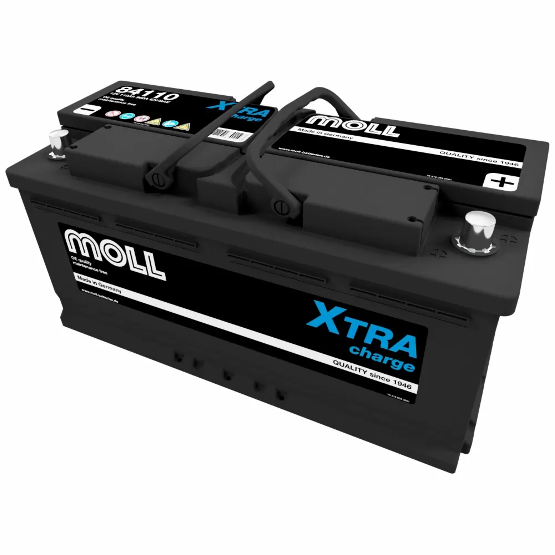 Акумулатор MOLL X-TRA Charge 12V 110Ah 960A