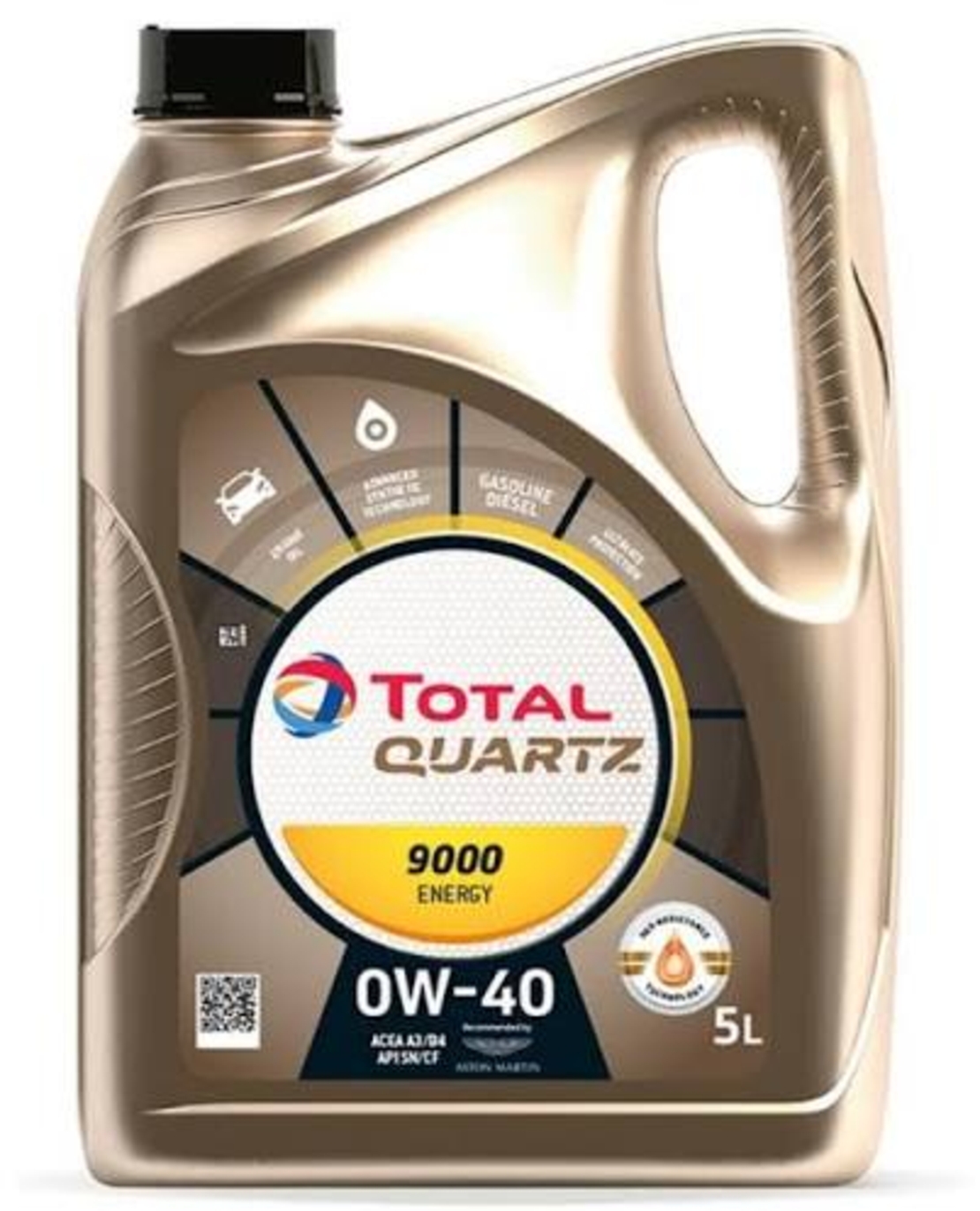 Масло TOTAL QUARTZ 9000 ENERGY 0W-40 - 5L