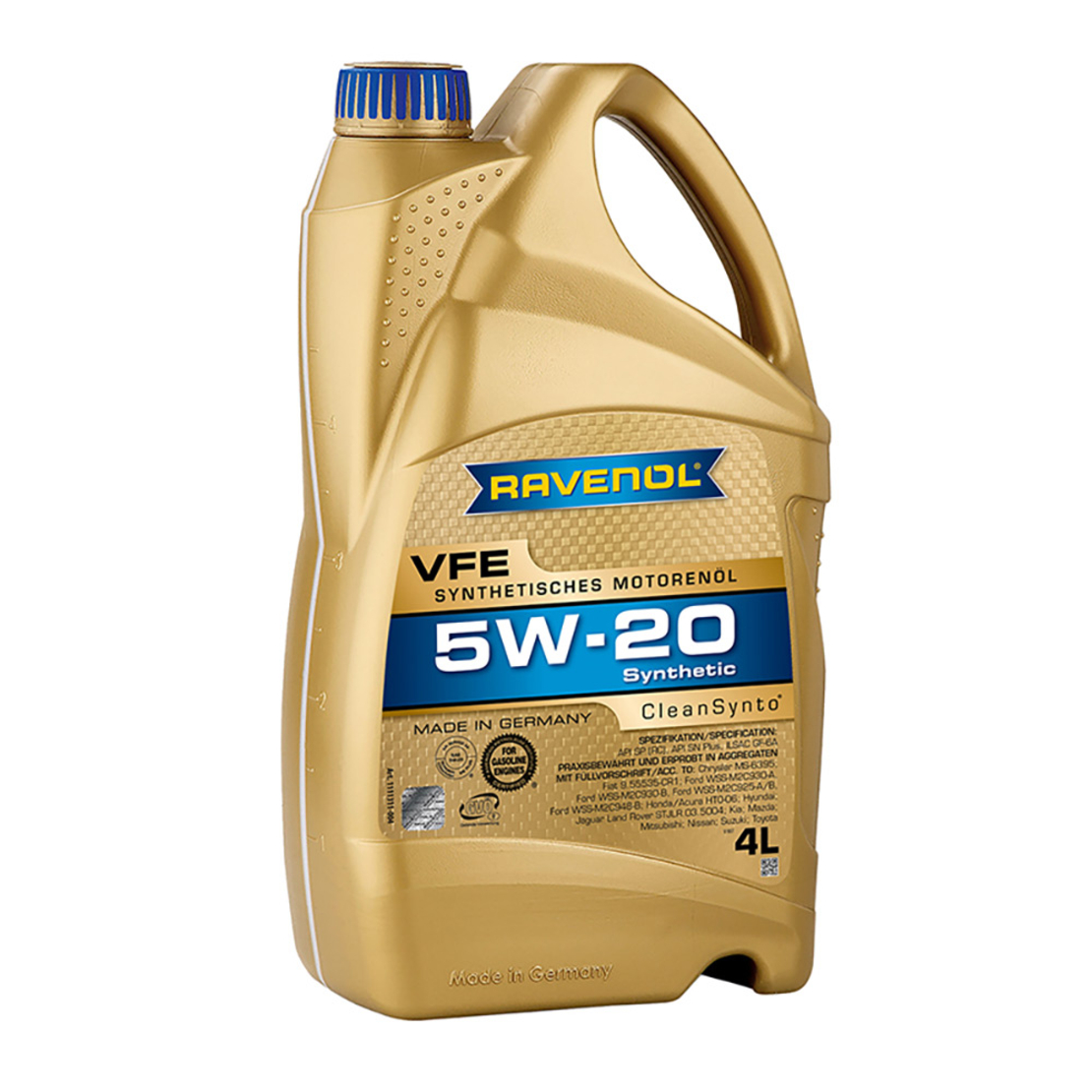 Моторно масло RAVENOL VFE SAE 5W-20 4л.