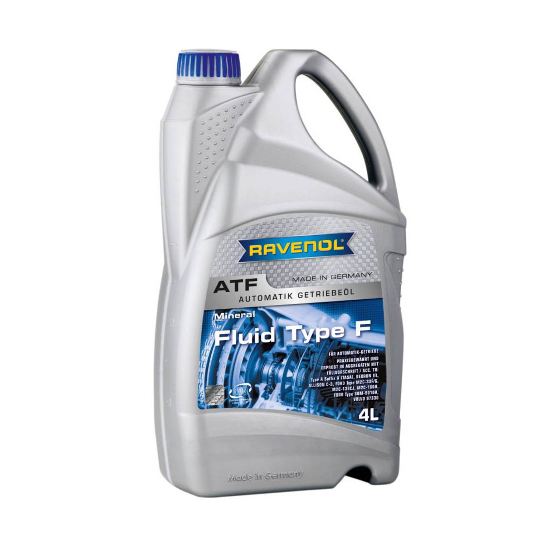 Трансмисионно масло RAVENOL ATF Fluid Type F 4л.