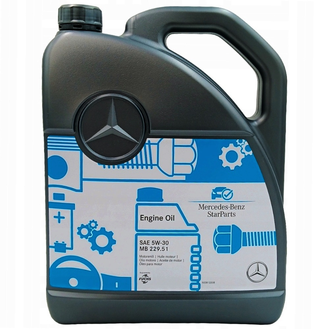 Масло Mercedes-Benz 5W-30 – MB 229.51 - 5 Литра 000 989 32 09 13