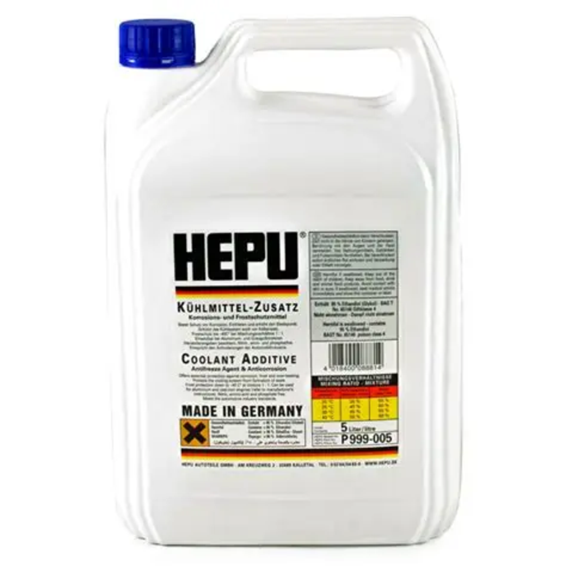 Антифриз концентрат HEPU P999 G11/48 - 5л