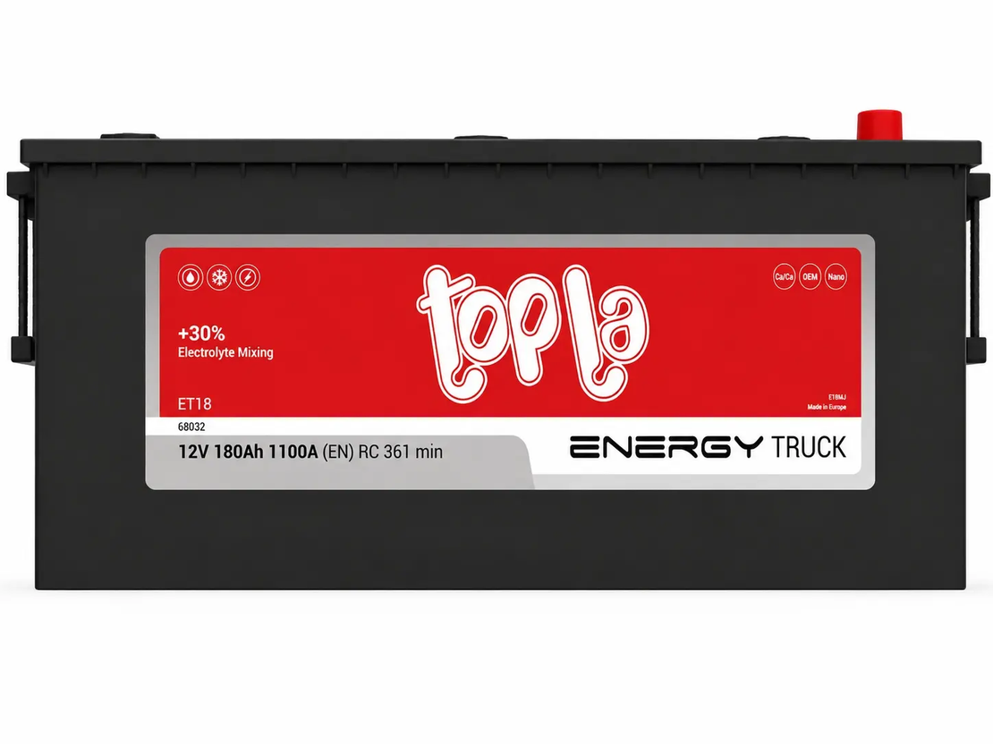 Акумулатор Topla Energy Truck HD 12V 180Ah 1100A