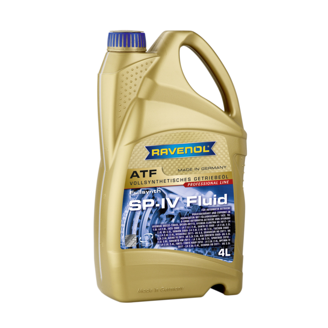 Трансмисионно масло RAVENOL ATF SP-IV Fluid 4л.