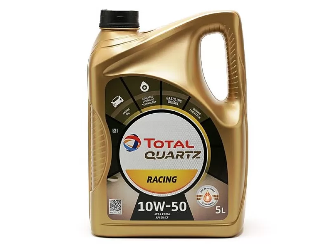 Масло TOTAL QUARTZ RACING 10W-50 - 5L