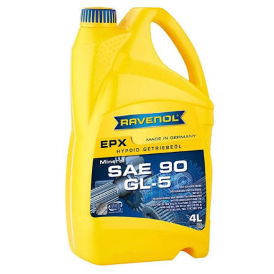 Трансмисионно масло RAVENOL Getriebeoel EPX SAE 90 GL 5 4л.