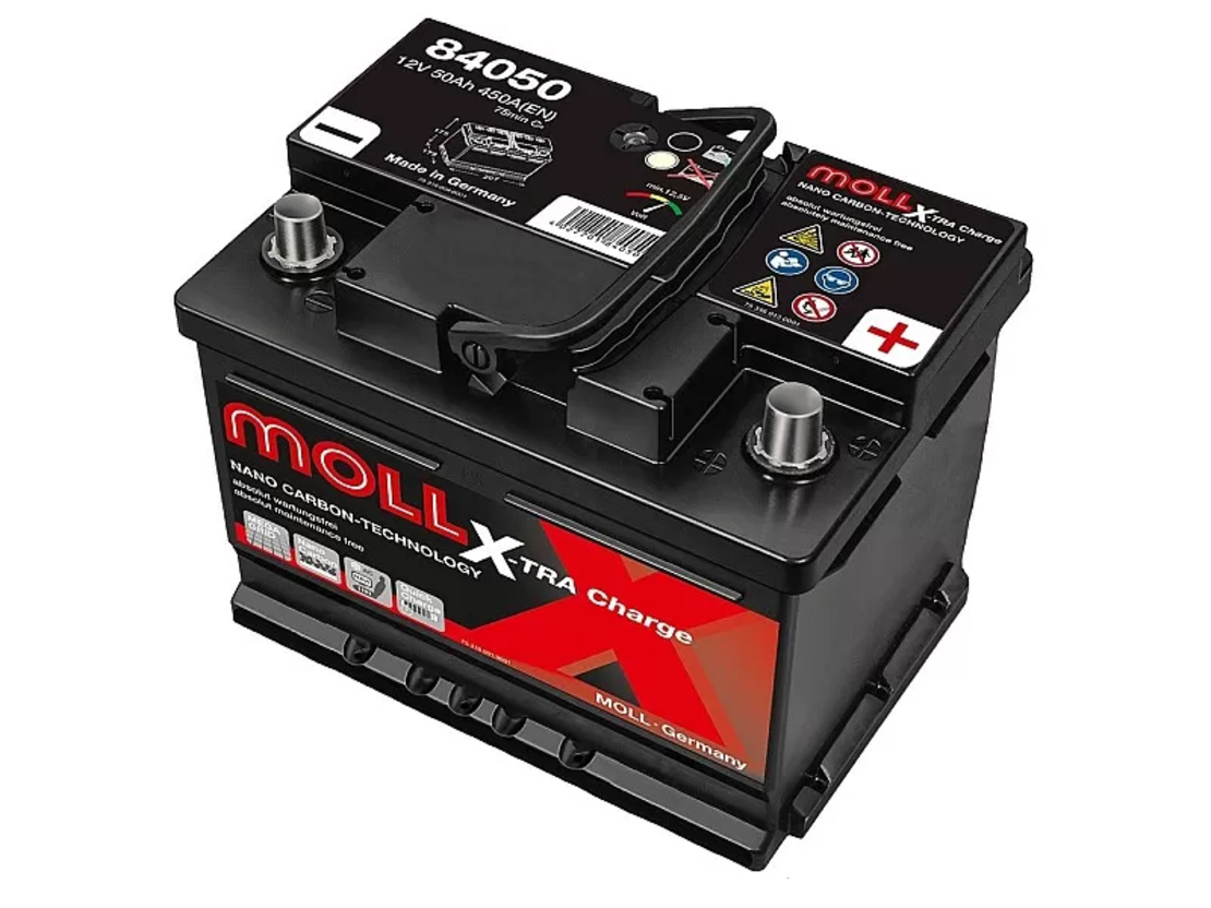 Акумулатор MOLL X-TRA Charge 12V 50Ah 450A