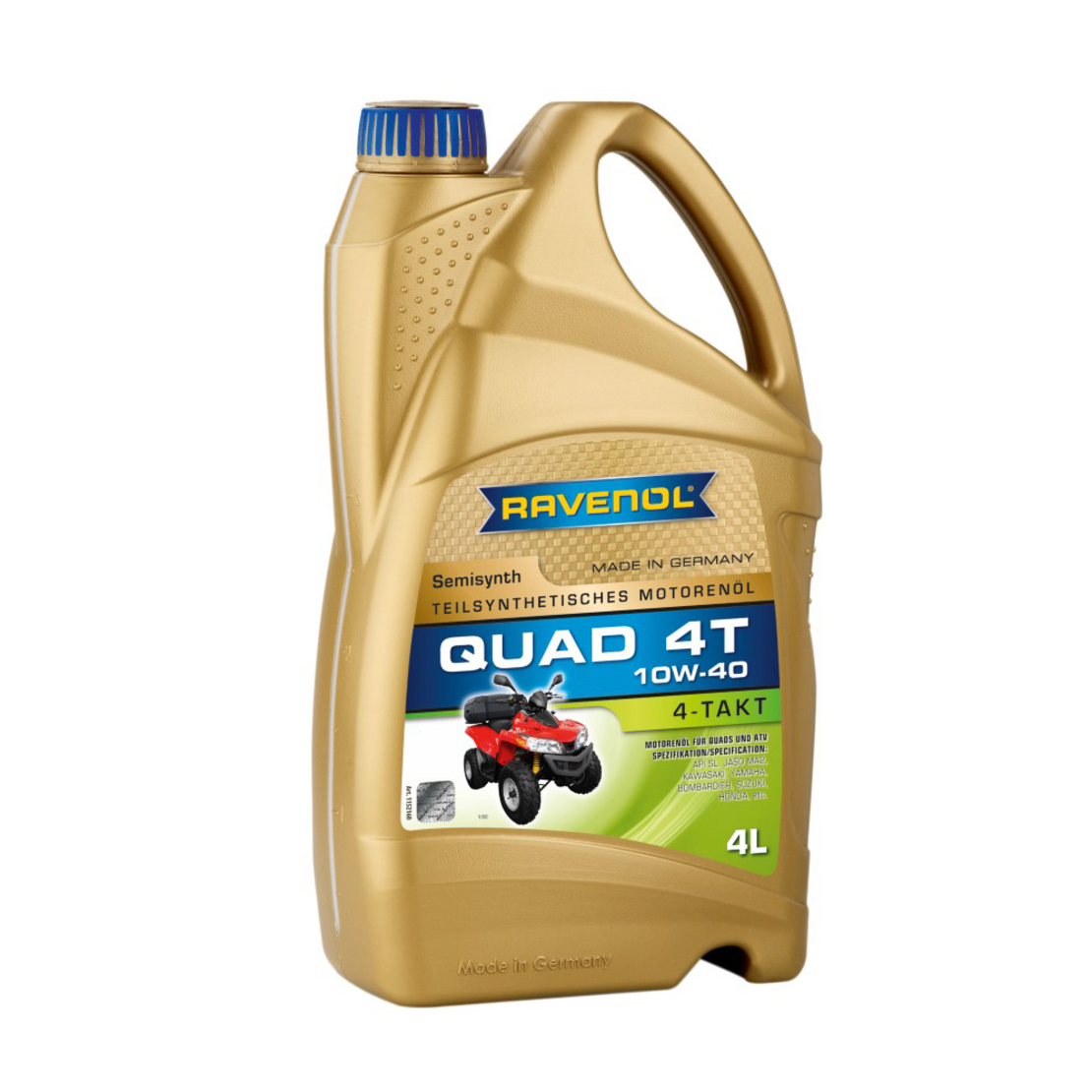 Моторно масло RAVENOL QUAD 4T 10W-40 4л.