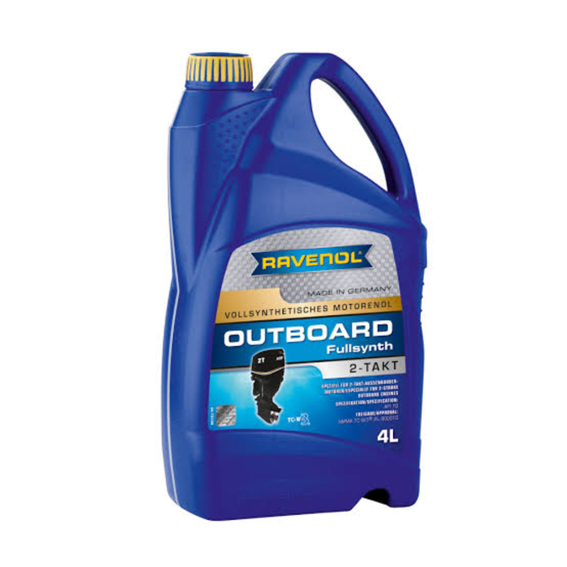 Моторно масло RAVENOL Outboardoel 2T Fullsynth. 4л.