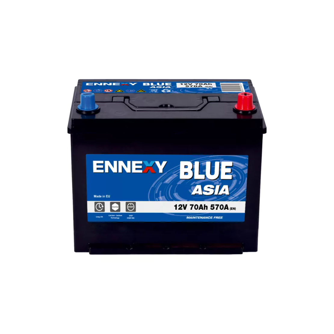 Акумулатор Ennexy Blue Asia JIS 12V 70AH 570A /д+/