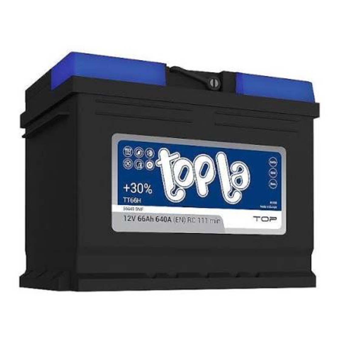 Акумулатор Topla TOP 12V 66Ah 640A