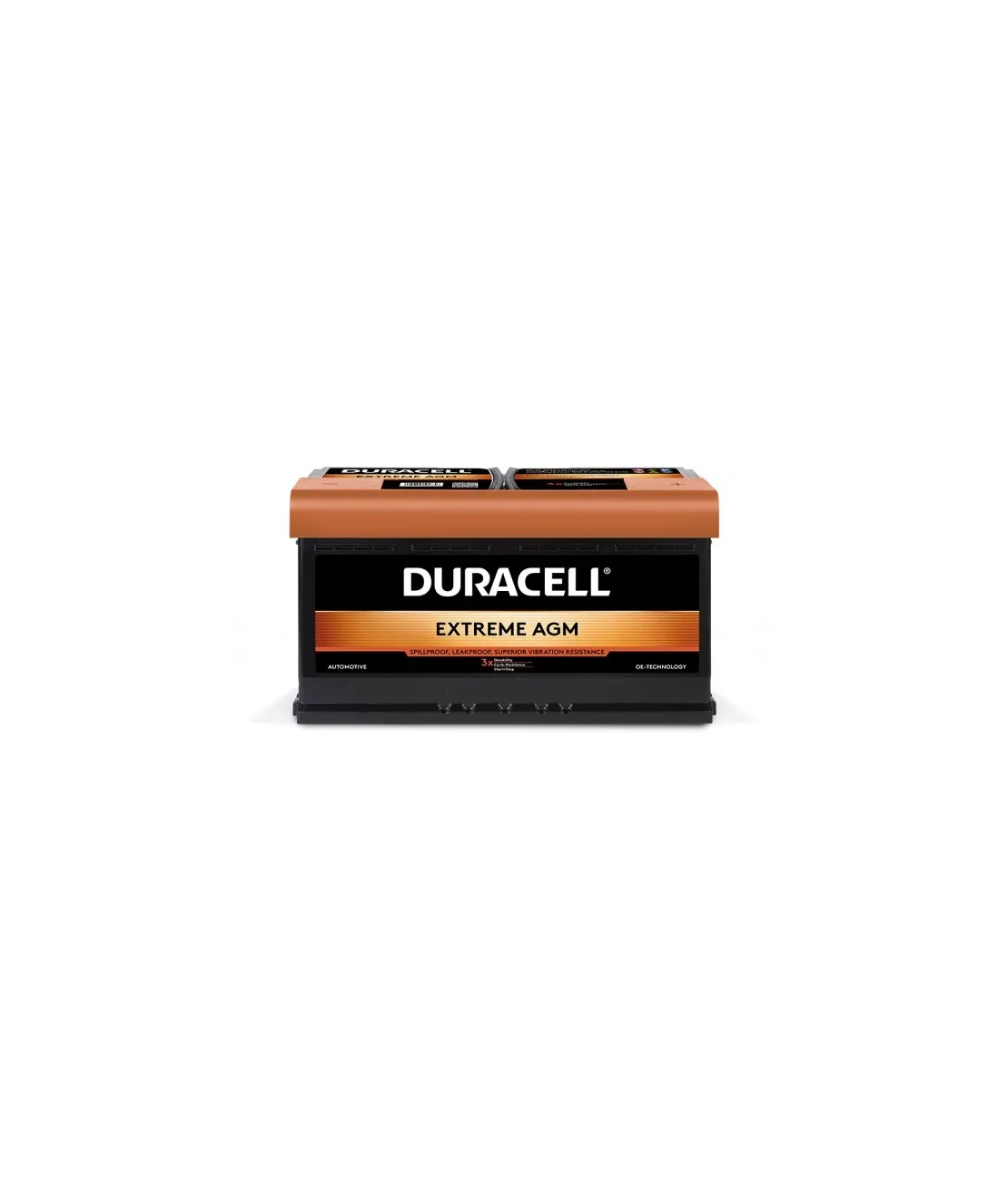 Акумулатор Duracell Extreme AGM 12V 95Ah 850A DE95