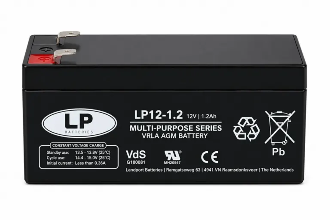 VRLA aкумулатор LP Battery 12V 1.2Ah LP12-1.2