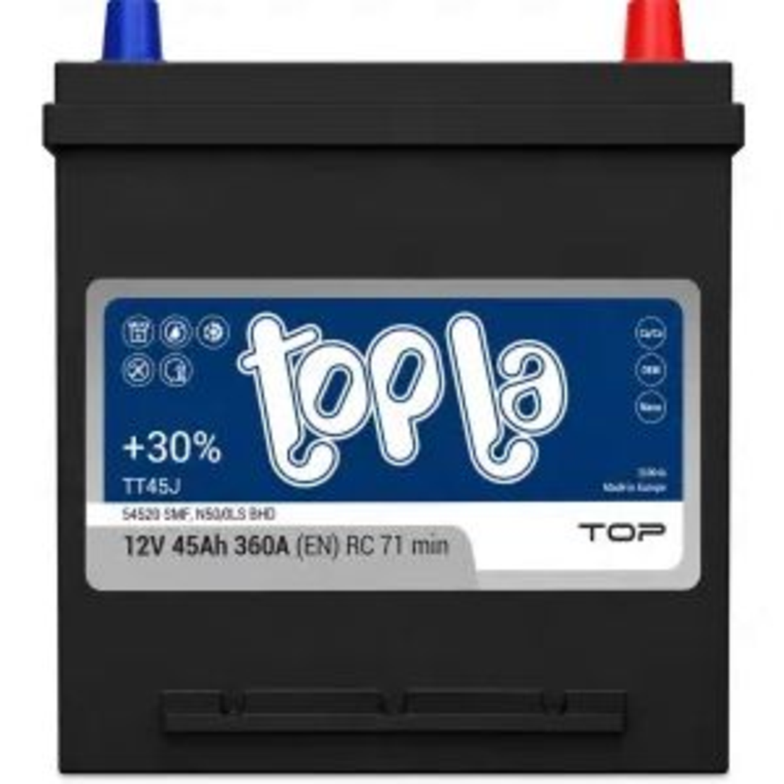 Акумулатор Topla JIS 12V 60Ah 600A /д+/