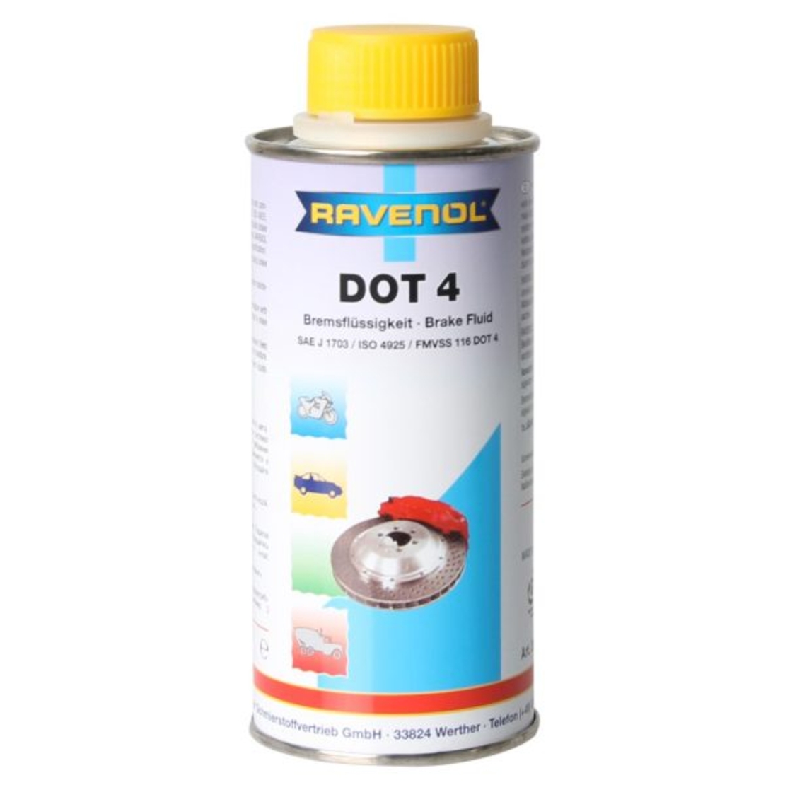 Спирачна течност RAVENOL DOT 4 0.250л.