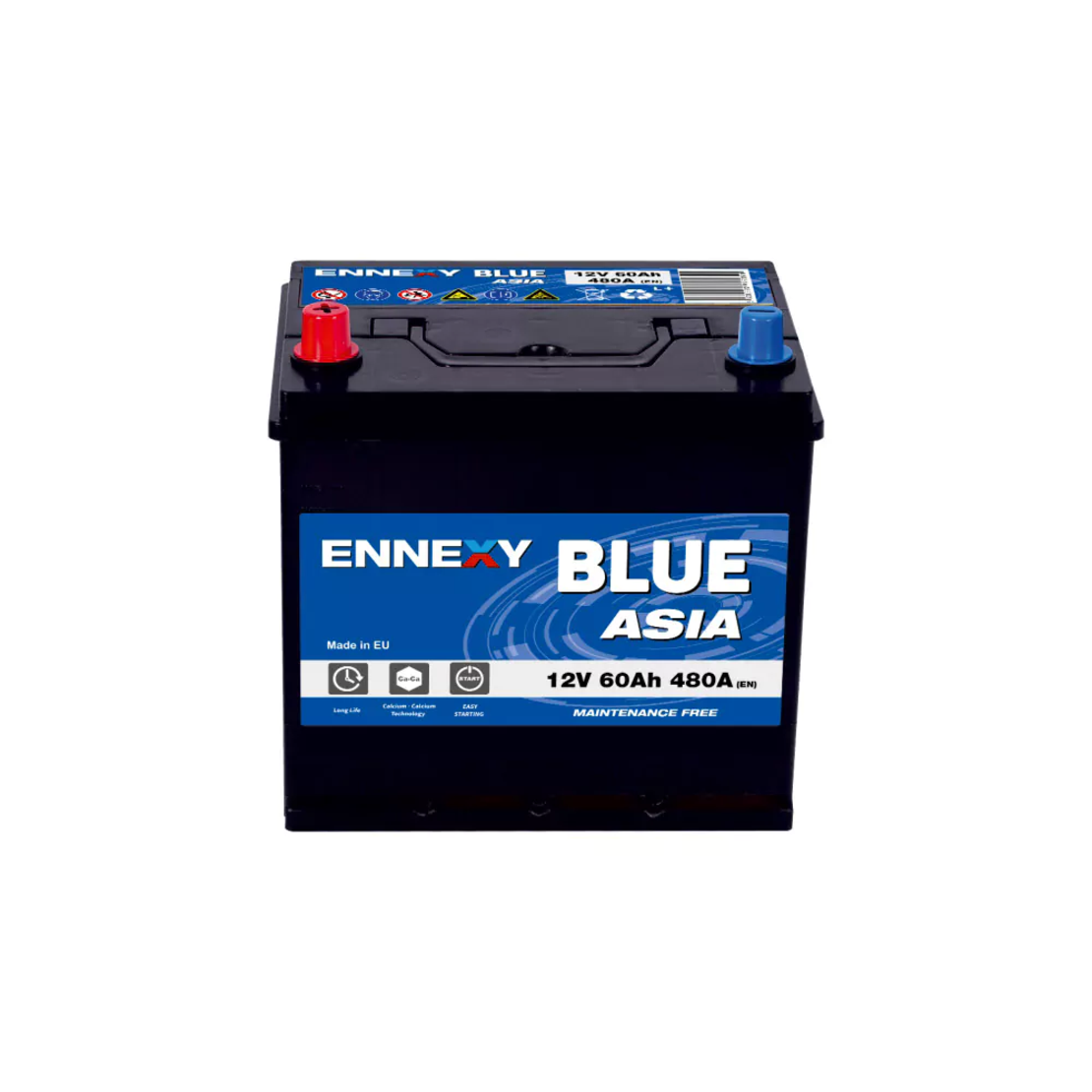 Акумулатор Ennexy Blue Asia JIS 12V 60AH 480A /л+/