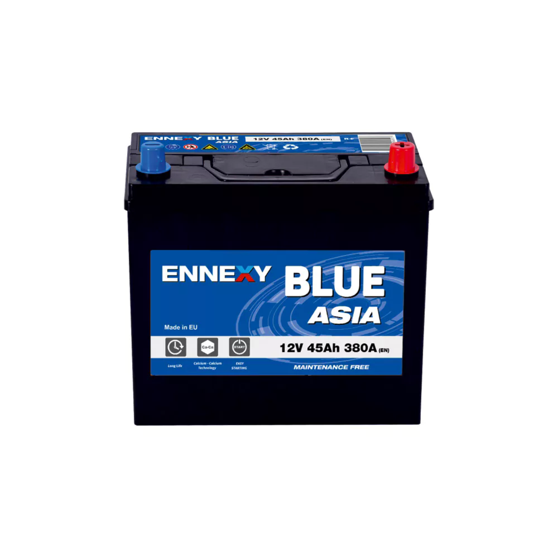 Акумулатор Ennexy Blue Asia JIS 12V 45Ah 380A /д+/
