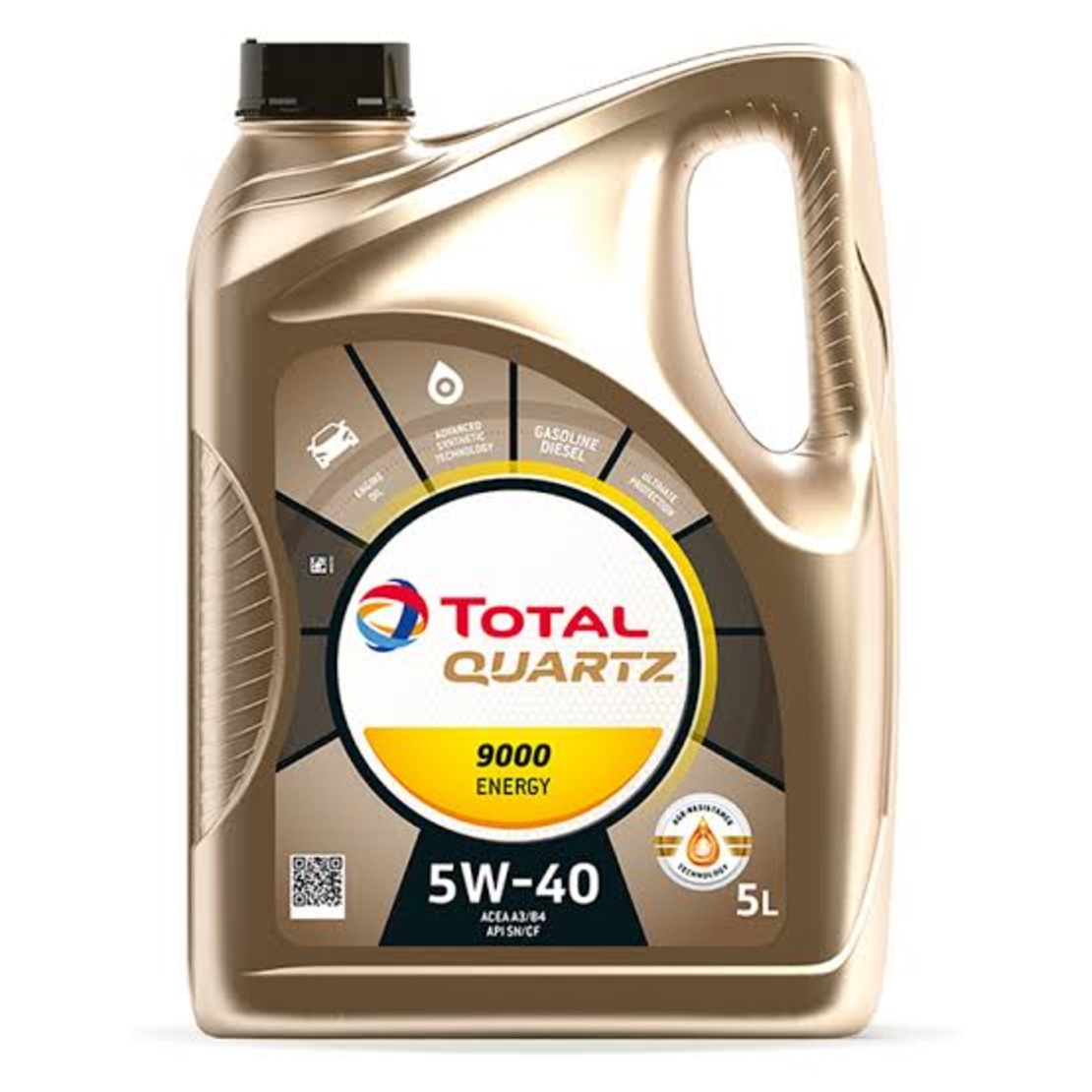 Масло TOTAL QUARTZ 9000 ENERGY 5W40 - 5 Литър