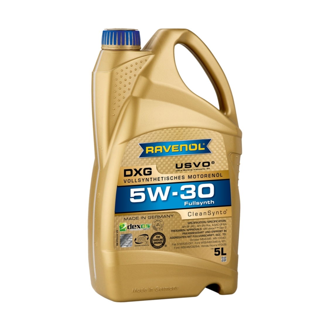 Моторно масло RAVENOL DXG 5W-30 5л.