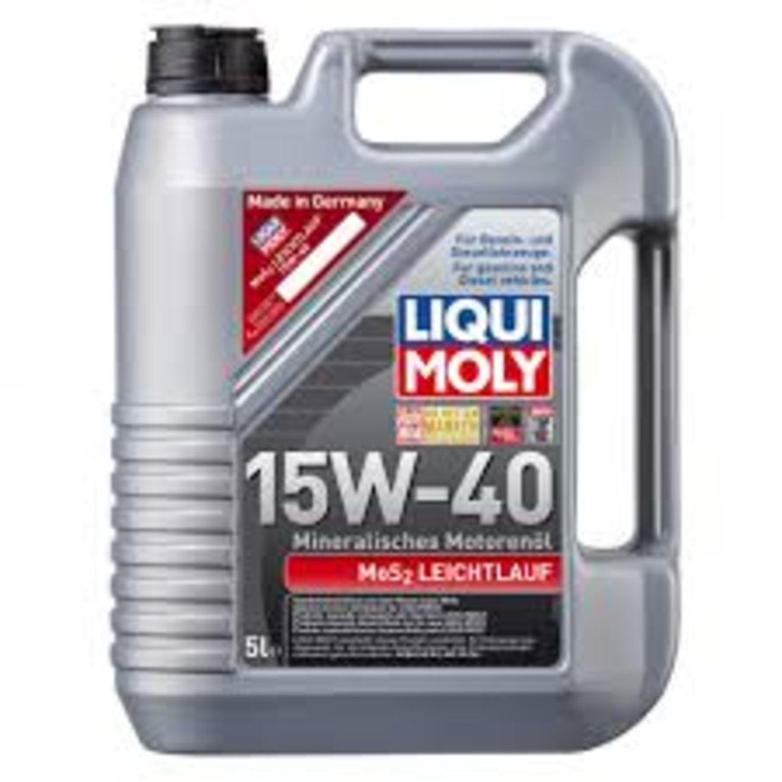 Масло LIQUI MOLY MoS₂ Leichtlauf Super 15W‑40 - 5 Литра