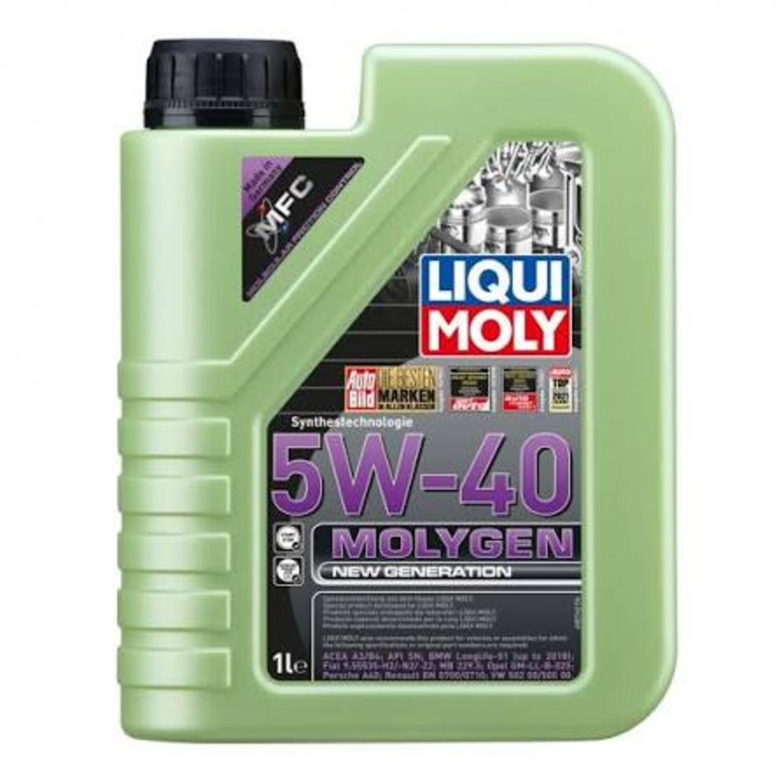 Масло LIQUI MOLY Molygen 5W-40 - 1 Литър