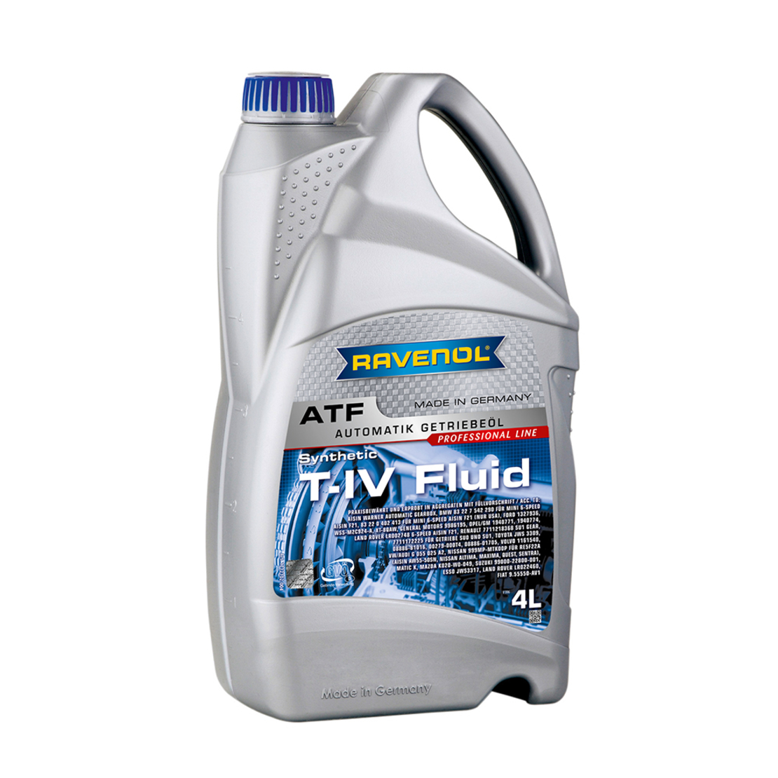Трансмисионно масло RAVENOL ATF T-IV Fluid 4л.