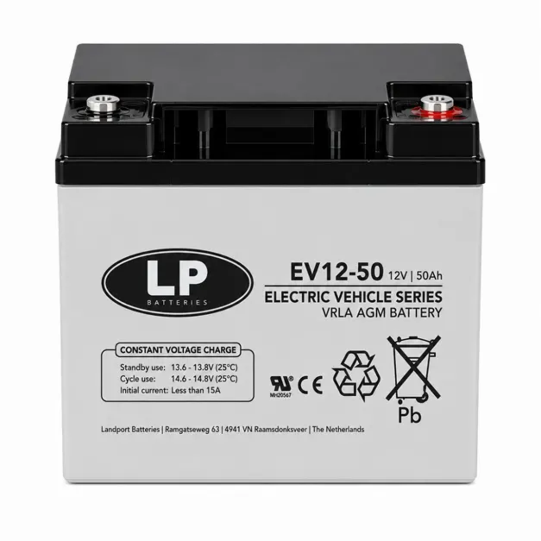 VRLA aкумулатор LP Electric Vehicle 12V 50Ah EV12-50