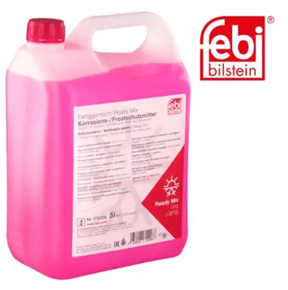 Антифриз / Охлаждаща течност FEBI FE172009 G12+ Ready-Mix - 5л.