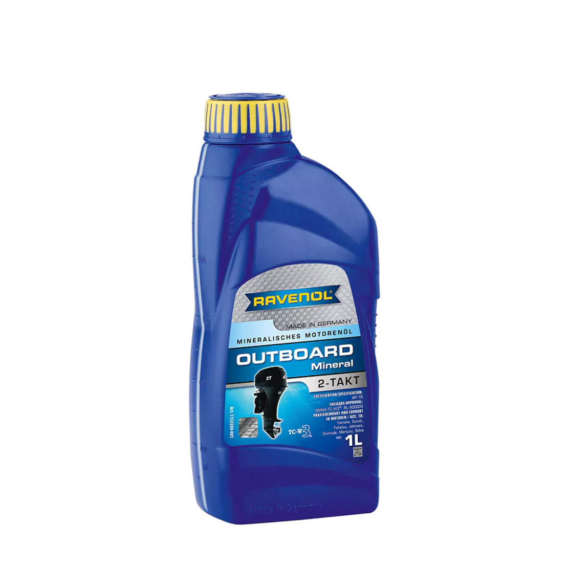 Моторно масло RAVENOL Outboardoel 2T Mineral 1л.