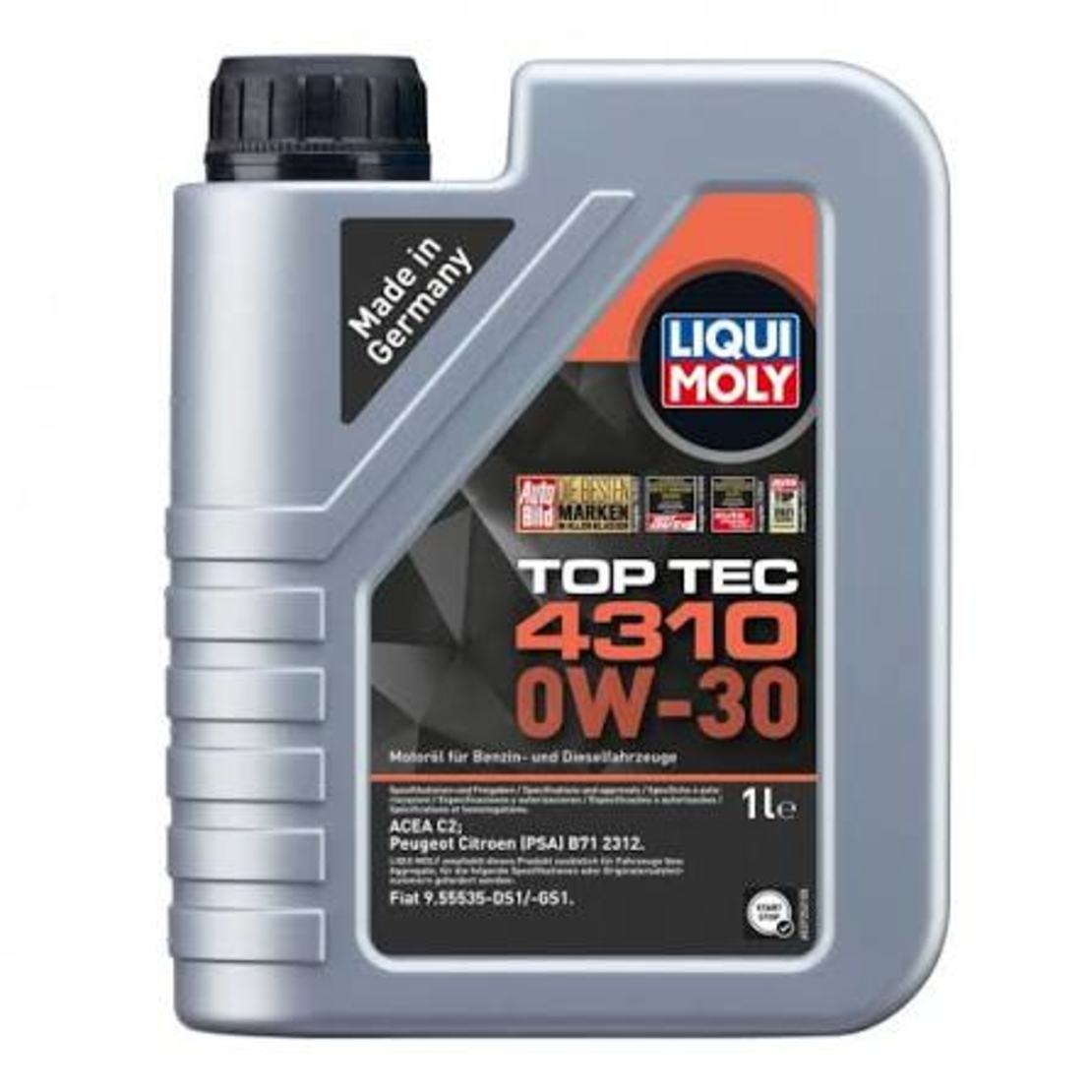 Масло LIQUI MOLY TOP TEC 4310 0W‑30  - 1 Литър