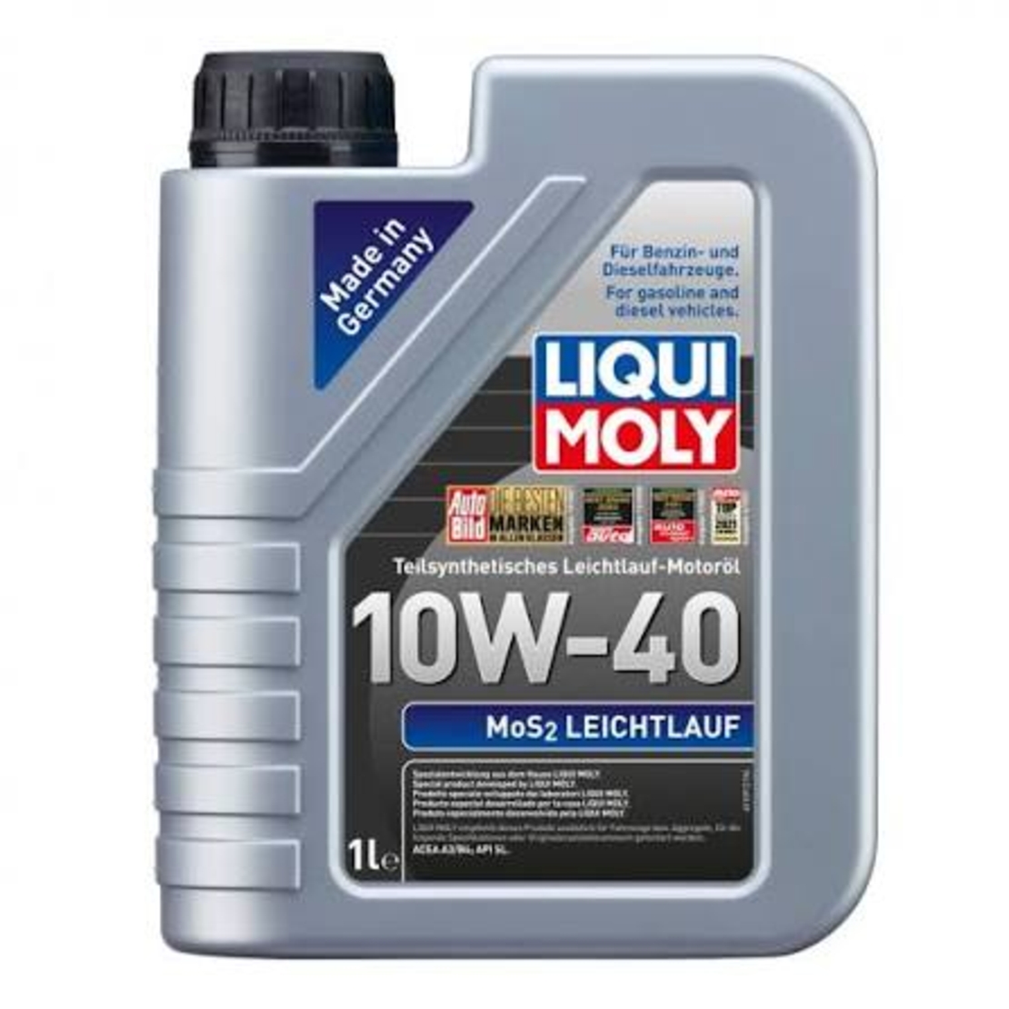 Масло LIQUI MOLY MoS₂ Leichtlauf 10W‑40  - 1 Литър