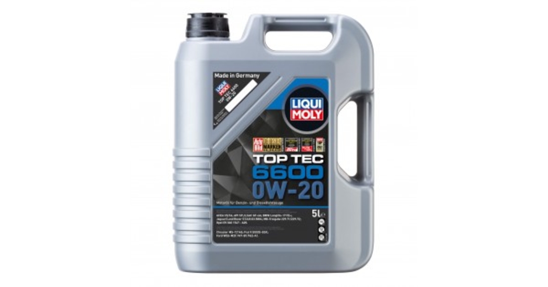 Масло LIQUI MOLY Top Tec 6610 0W‑20  - 5 Литра