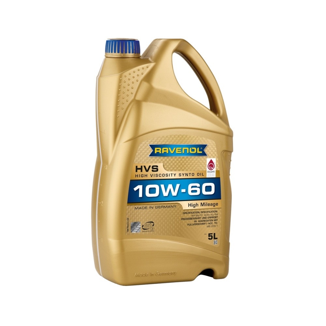 Моторно масло RAVENOL HVS High Viscosity Synto Oil SAE 10W-60 5л.