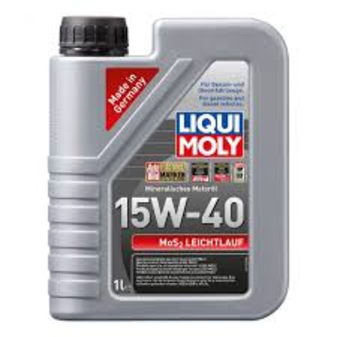 Масло LIQUI MOLY MoS₂ Leichtlauf Super 15W‑40 - 1 Литър