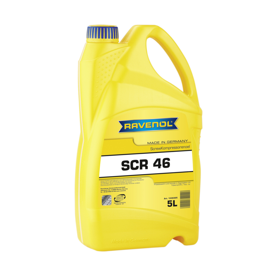 Винтово компресорно масло RAVENOL SCR 46 5л.