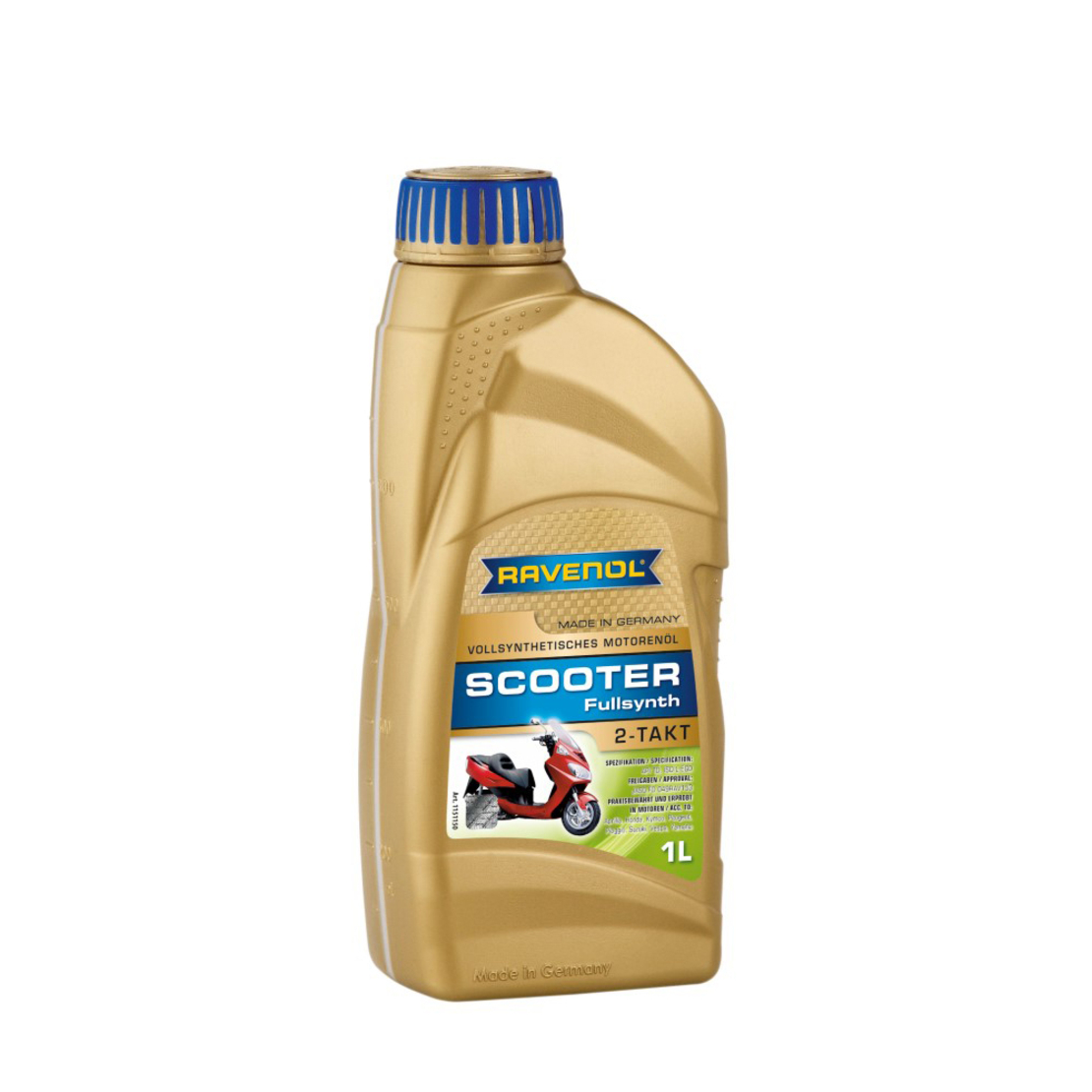 Моторно масло RAVENOL SCOOTER 2-Takt Fullsynth. 1л.
