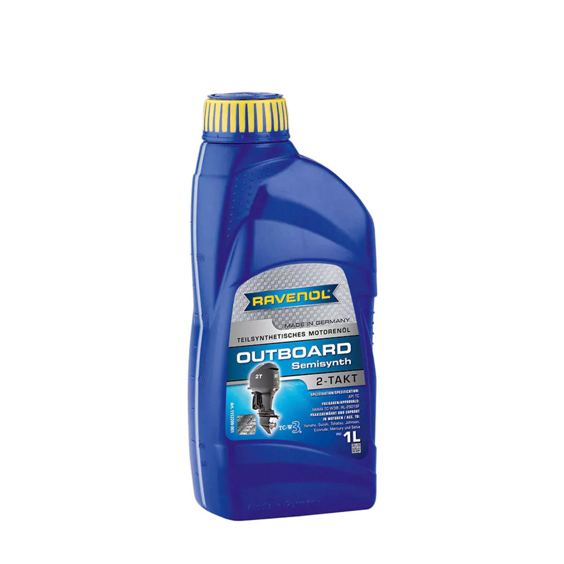 Моторно масло RAVENOL Outboardoel 2T Teilsynth 1л.