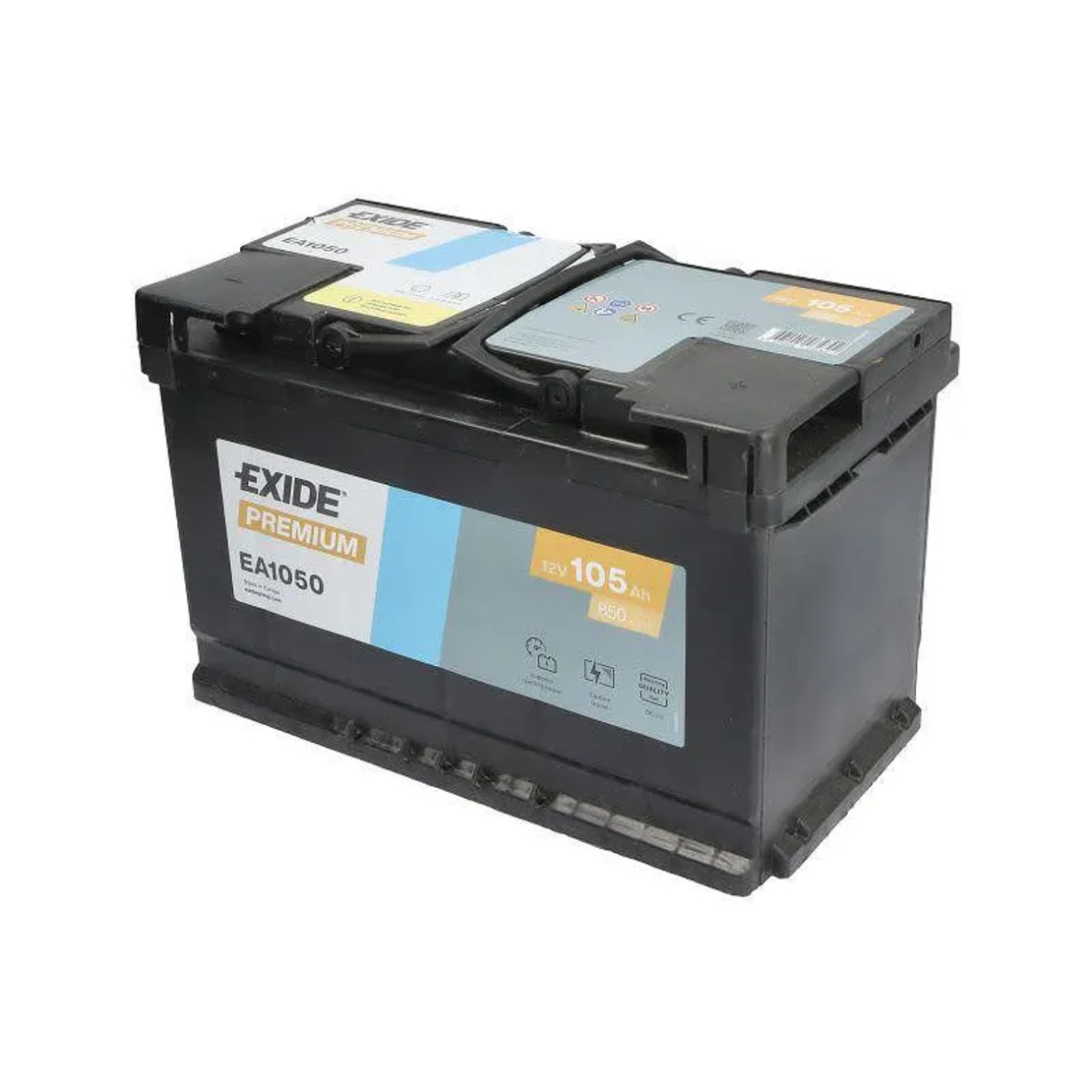 Акумулатор Exide Premium 12V 105Ah 850A EA1050