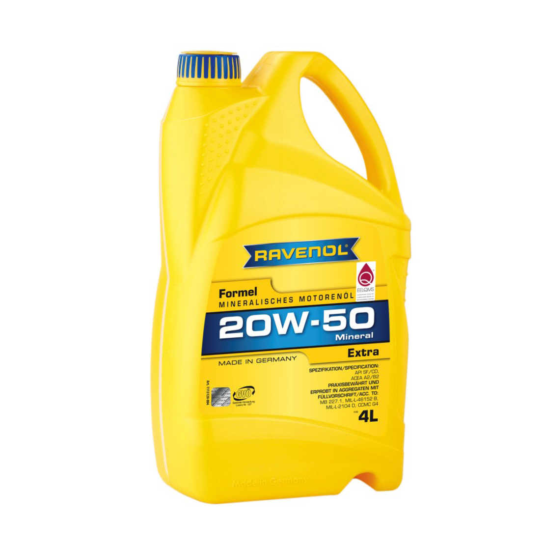 Моторно масло RAVENOL Formel Extra 20W-50 4л.