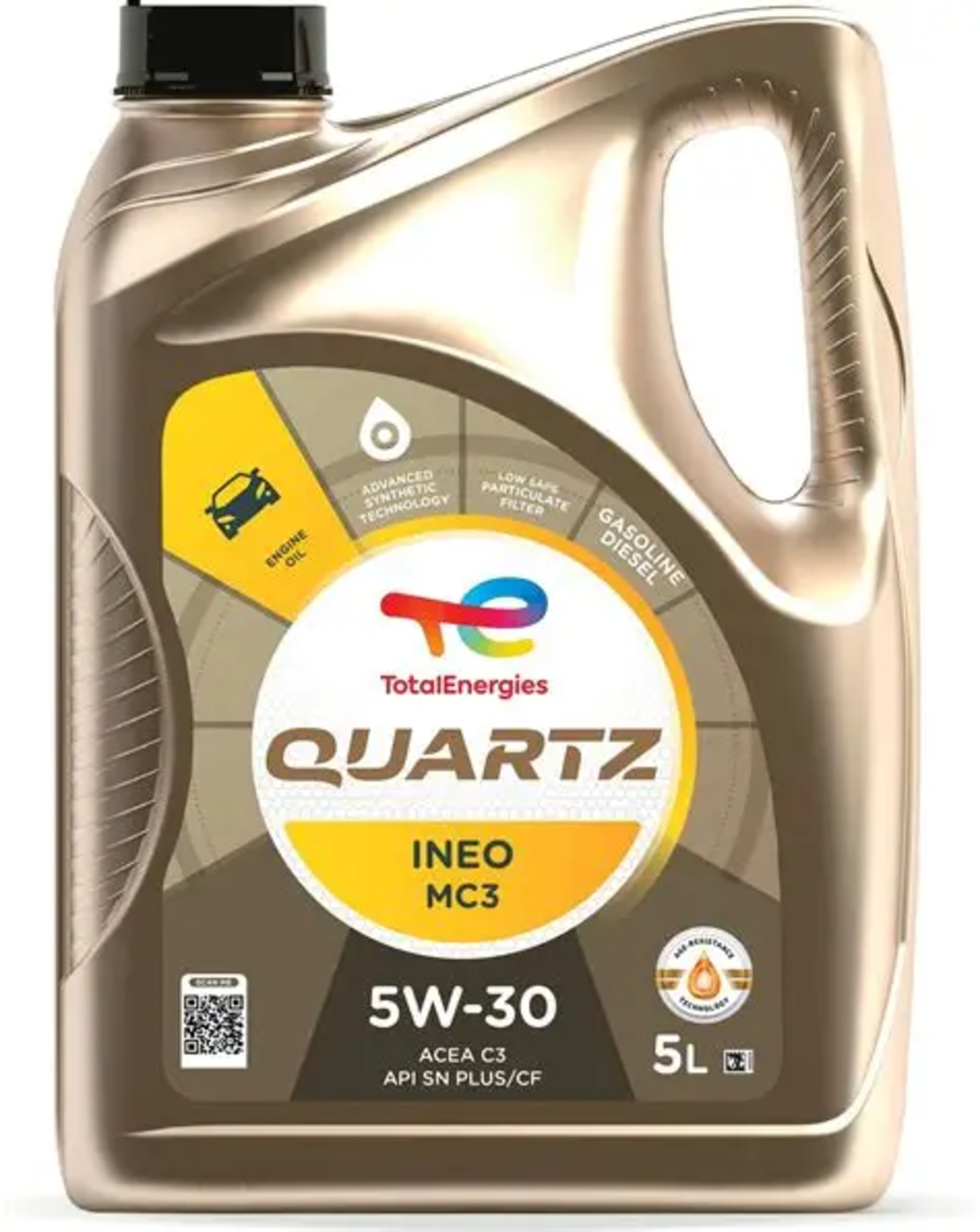 Масло TOTAL QUARTZ INEO MC3 5W30 ACEA C3 - 5L