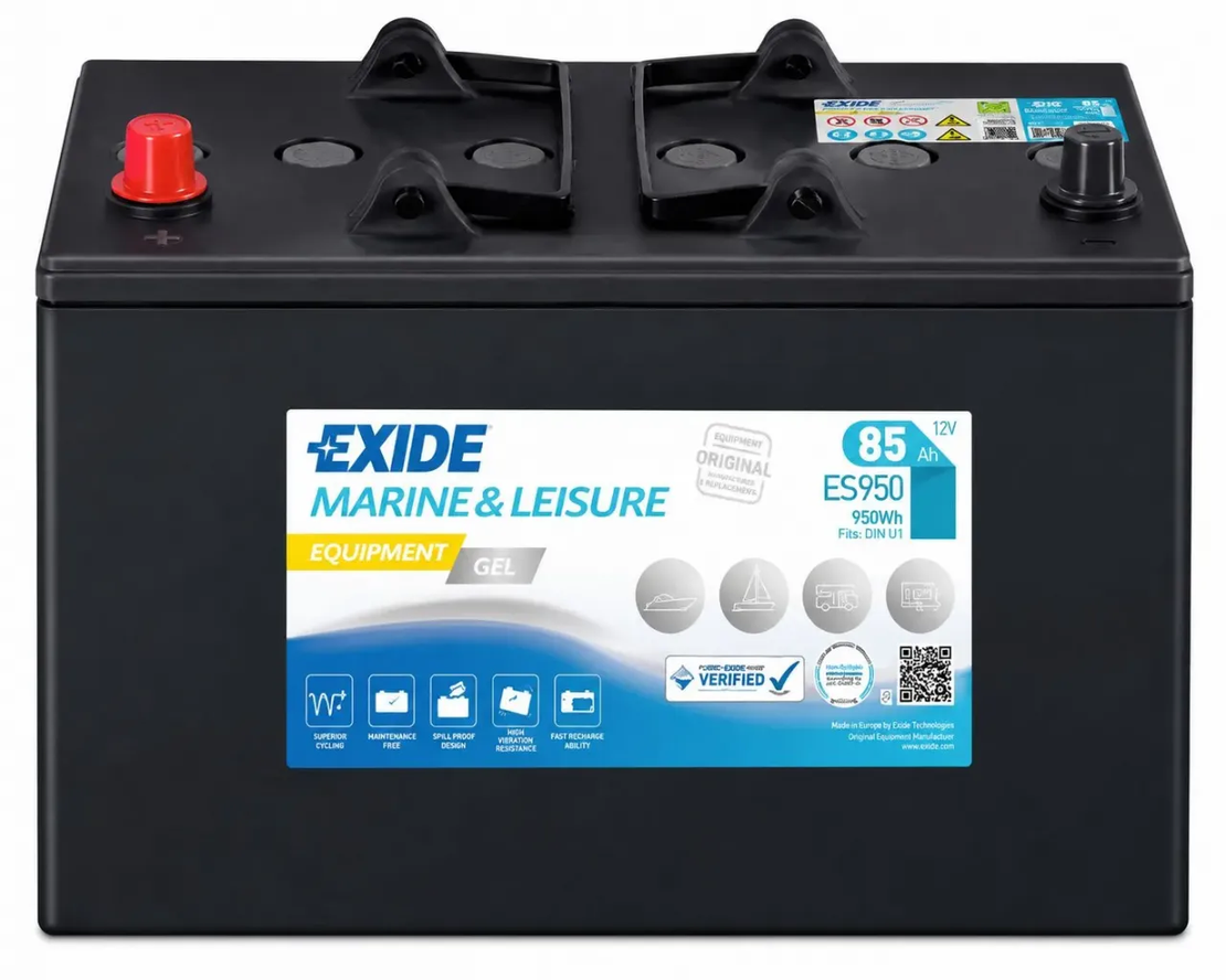 Акумулатор Exide Marine GEL 12V 85Ah ES950