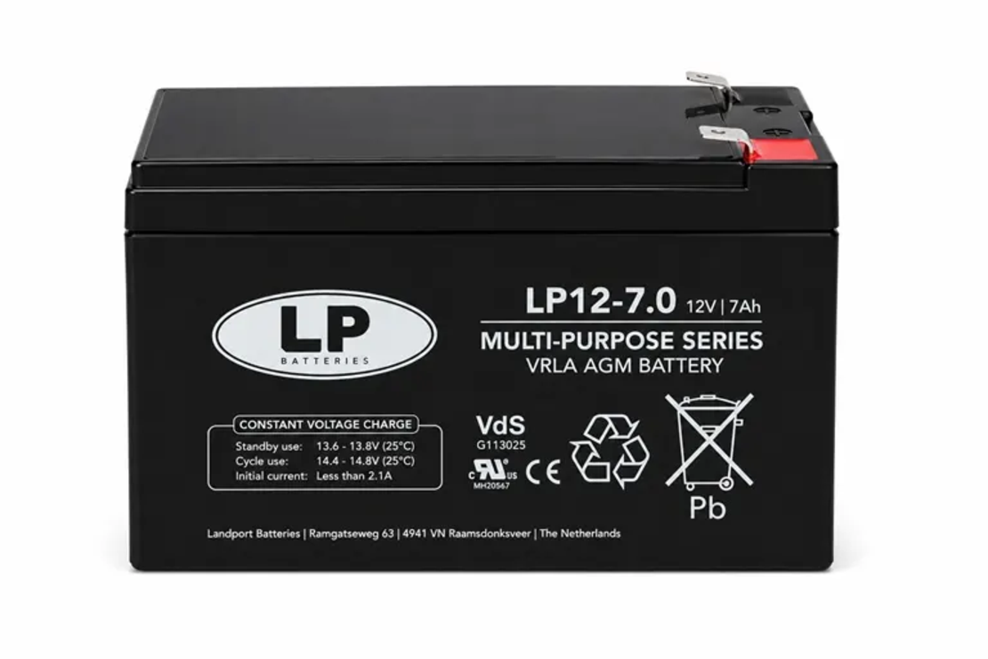 VRLA aкумулатор LP Battery 12V 7Ah LP12-7