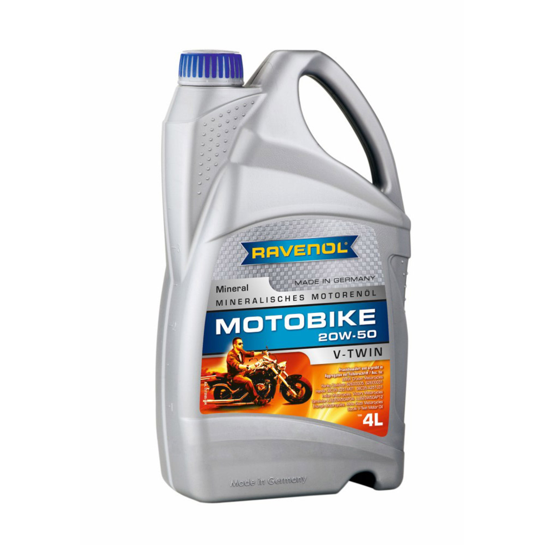 Моторно масло RAVENOL Motobike V-Twin 20W-50 Mineral 4л.