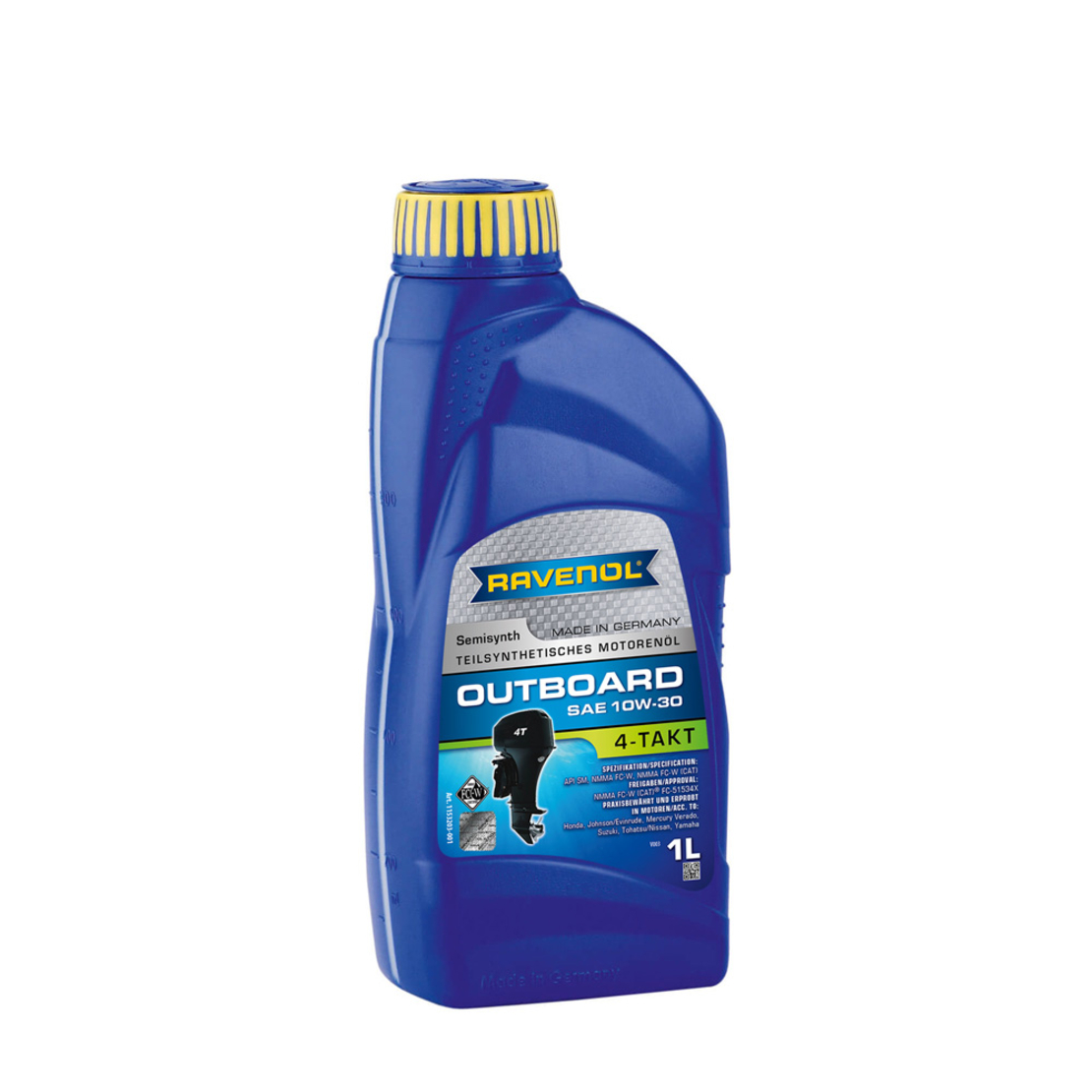 Моторно масло RAVENOL Outboardoel 4T SAE 10W-30 1л.