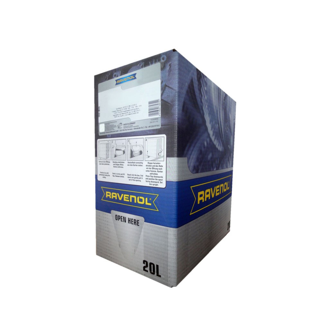 Трансмисионно масло RAVENOL Catoel TO-4 10W 20л. BiB
