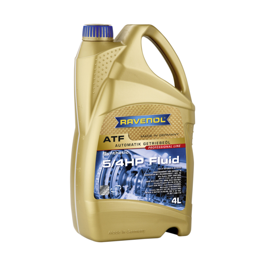 Трансмисионно масло RAVENOL ATF 5/4 HP Fluid 4л.